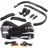 Tusk D-Flex Pro Adventure Handguards w/Turn Signals Black Bar/Black Plastics