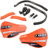 Tusk D-Flex Pro Handguards Black Bar/Orange Plastics
