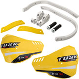Tusk D-Flex Pro Handguards Silver Bar/Yellow Plastics
