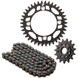 Tusk Alloy Kit & O-Ring Chain Black Rear Sprocket