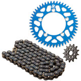 Tusk Alloy Kit & O-Ring Chain Blue Rear Sprocket