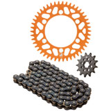 Tusk Alloy Kit & O-Ring Chain Orange Rear Sprocket