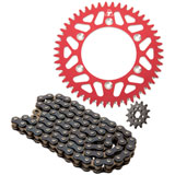 Tusk Alloy Kit & O-Ring Chain Red Rear Sprocket