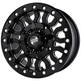 Tusk Fremont Beadlock Wheel Milled/Black