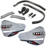 Tusk D-Flex Pro Handguards Black Bar/Grey Plastics