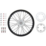 Tusk Impact Complete Rear Wheel Package Black Rim/Black Spoke/White Hub