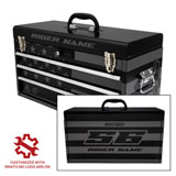 Attack Graphics Tusk Moto Toolbox Replacement Decals Patriotic Black