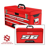 Attack Graphics Tusk Moto Toolbox Replacement Decals Rail Red