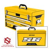 Attack Graphics Tusk Moto Toolbox Replacement Decals Rail Yellow