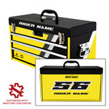 Attack Graphics Tusk Moto Toolbox Replacement Decals Strike Yellow
