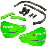 Tusk D-Flex Pro Handguards Black Bar/Green Plastics