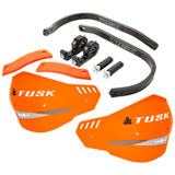Tusk D-Flex Pro Handguards Black Bar/Orange Plastics