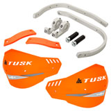 Tusk D-Flex Pro Handguards Silver Bar/Orange Plastics