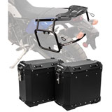 Tusk Frontier Panniers with Pannier Racks Black