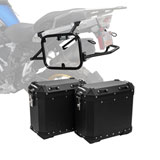 Tusk Frontier Panniers with Pannier Racks Black Panniers/Black Racks