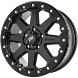 Tusk Uinta Beadlock Wheel Matte Black