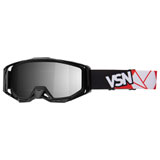 VSN 2.0 Goggle with Silver Mirror Lens Black/Red
