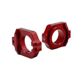 Works Connection Elite Axle Blocks Red