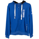 Yamaha Paddock Essentials Zip-Up Hooded Sweatshirt Blue