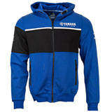 Yamaha Paddock Pulse Zip-Up Hooded Sweatshirt Blue