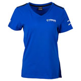 Yamaha Women's Paddock Essentials Logo T-Shirt Blue