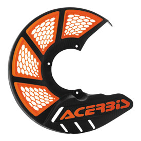 Acerbis X-Brake Mini Vented Front Disc Cover Black/16 KTM Orange