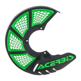 Acerbis X-Brake Vented Front Disc Cover Black/Green