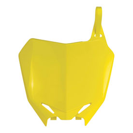 Acerbis Front Number Plate  02 Yellow