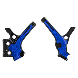 Acerbis X-Grip Frame Guards Black/Blue