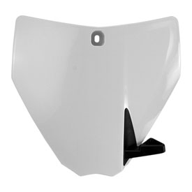Acerbis Front Number Plate  White