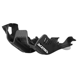 Acerbis Plastic Offroad Skid Plate with Linkage Guard Black/White
