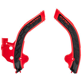 Acerbis X-Grip Frame Guards Red/Black
