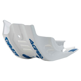 Acerbis Plastic Offroad Skid Plate with Linkage Guard White/Blue