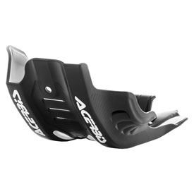 Acerbis Plastic Offroad Skid Plate with Linkage Guard Black/White