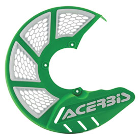 Acerbis X-Brake Vented Front Disc Cover Green/White