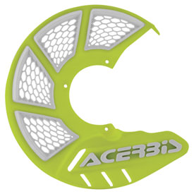 Acerbis X-Brake Vented Front Disc Cover Flo Yellow/White