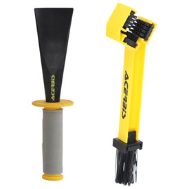 Acerbis Mud Scraper and Chain Brush