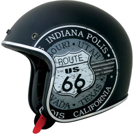 AFX FX-76 Route 66 Open-Face Helmet