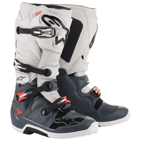 Alpinestars Tech 7 Boots Size 11 Grey/Red