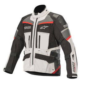 Alpinestars Andes Pro Tech-Air Street Drystar Jacket Medium Light Grey/Black/Dark Grey/Red