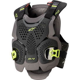 Alpinestars A-4 Max Roost Deflector Medium/Large Black/Anthracite/Fluo Yellow