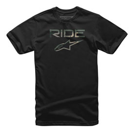 Alpinestars Ride 2.0 Camo T-Shirt Medium Black