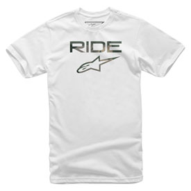 Alpinestars Ride 2.0 Camo T-Shirt Small White
