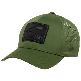 Alpinestars Decore Lazer Tech Flex Fit Hat Small/Medium Military Green