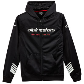Alpinestars Sessions LXE Zip-Up Hooded Sweatshirt Medium Black/Black