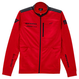Alpinestars Stint Faster Track Zip-Up Fleece Jacket Medium Red/Black