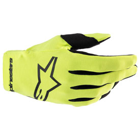 Alpinestars Youth Radar Gloves Small Yellow Fluo/Black