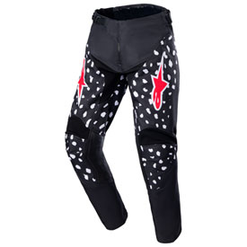 Alpinestars Youth Racer North Pant 28" Black/Neon Red