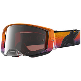 Alpinestars Supertech Black Hole Goggle  Fire Red
