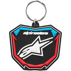 Alpinestars Plate Keyfob Black/Blue/Red